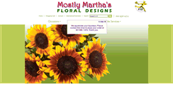 Desktop Screenshot of mostlymarthasfloral.com