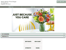 Tablet Screenshot of mostlymarthasfloral.com